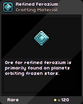 volatile powder starbound|starbound refined ferozium.